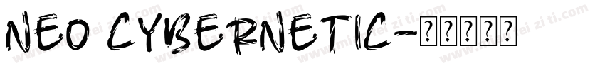 NEO CYBERNetic字体转换